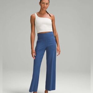 lululemon pitch blue align high rise wide leg pant size 2 EUC